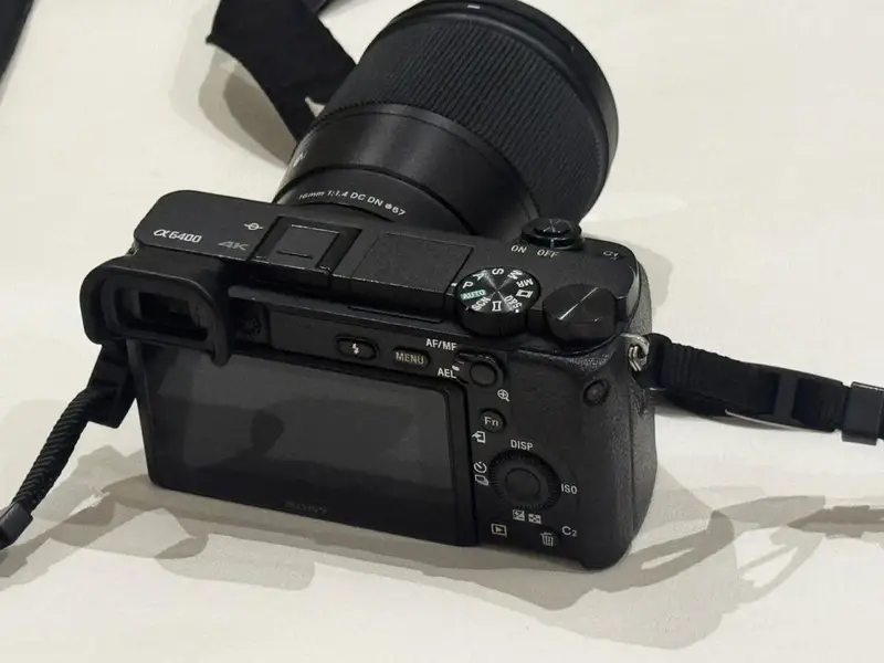 Sony A6400 With Sigma 16mm F1.4 Lens β Excellent Condition
